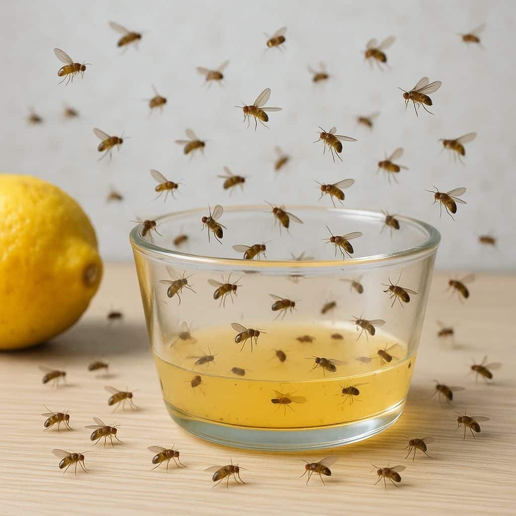 Fruchtfliegen loswerden mit Hausmitteln in der Küche
