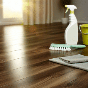 Laminat reinigen – glänzender und gepflegter Boden im Wohnzimmer
