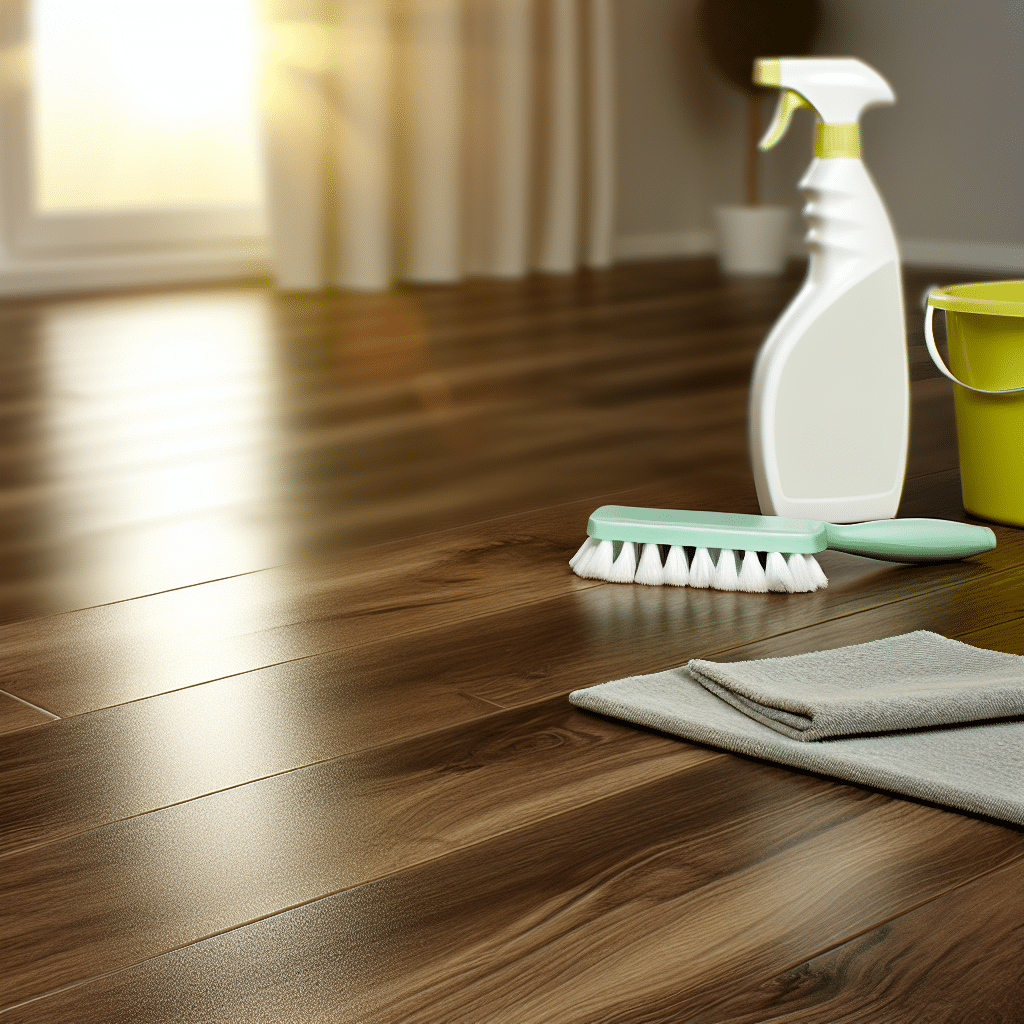 Laminat reinigen – glänzender und gepflegter Boden im Wohnzimmer