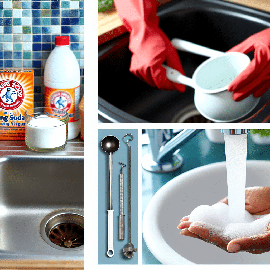 Abfluss reinigen mit Hausmitteln wie Natron und Essig