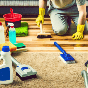 Teppich reinigen ohne Maschine mit Hausmitteln