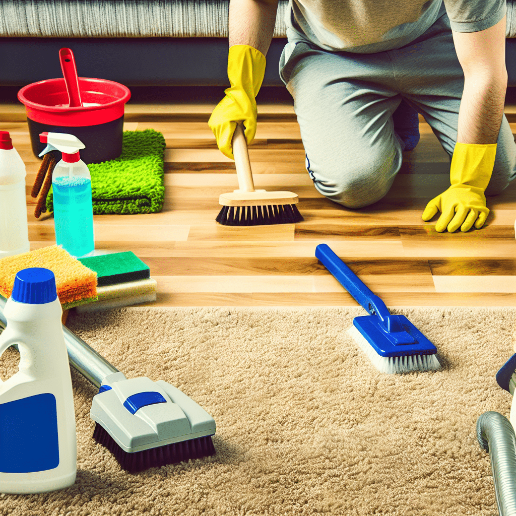 Teppich reinigen ohne Maschine mit Hausmitteln